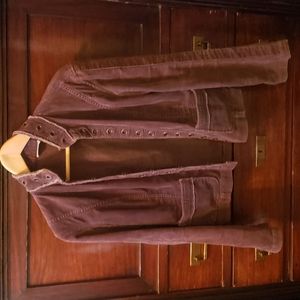 Chico's Corduroy Boho Jacket in Dark Brown - Size Chico's 0